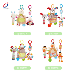 Juguetes Colgantes para Cuna de Bebé Chengji, Tema de Animales de Dibujos Animados, Conejo con Campana, Sonajeros de Colores para Bebés, Juguetes de Peluche para Bebés - Product Image 4