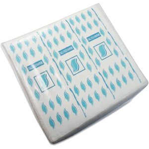 GEN TFOLDNAPKW Servilletas Desechables de 1 Capa para Cena, 7 x 13 1/4 Pulgadas, Blancas, Suaves y de Colores, 10,000 por Caja - Product Image 1