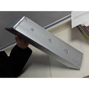 Parachoques Metálico Mediano VTMU.Z - Acero Galvanizado en Caliente, Amortiguadores de Goma SBR, W120xH450xD100mm - Product Image 5