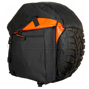 מפעל עמיד 4WD Overlanding בד חילוף צמיג סל תיק 4x4 חילוף גלגל אשפה תיק - Product Image 5