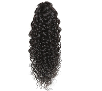 Vague d'eau Griffe Clip En Queue de Cheval de Cheveux Humains Pour Les Femmes Poney Queue Brésiliens Remy Cheveux Clip En Queue de Cheval Extensions