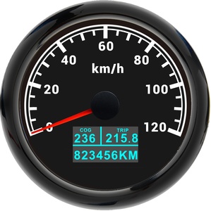 85mm דיגיטלי מד מהירות איפוס שבעה צבע LED אור אוניברסלי מד מרחק אופנוע מטר - Product Image 2