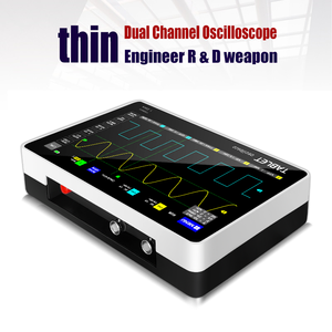 Oscilloscope numérique FNIRSI 1013D, tablette numérique, double canal, bande passante 100M, fréquence d'échantillonnage 1GS, mini oscilloscope numérique - Product Image 4