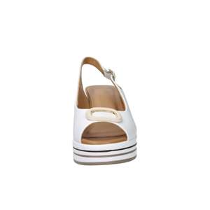 Sandales compensées Donna Serena pour femme, blanches, talon de 7 cm, taille 39 - Product Image 3