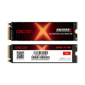 قرص صلب OSCOO ON1000X <span class=keywords><strong>M</strong></span>.2 NVMe PCIe4.0 SSD مع حل حراري هجين رفيع بسرعة 7500 ميجابايت/ثانية للألعاب وPS5 والكمبيوتر بسعة 512 جيجابايت-8 تيرابايت بتقنية 3D NAND - Product Image 1