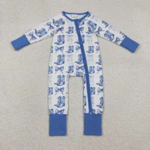 Mono de Algodón con Cierre y Estampado de Vaquera del Oeste para Bebés Niñas, Ropa de Dormir para Recién Nacidos, Bebés y Niños Pequeños - Product Image 4
