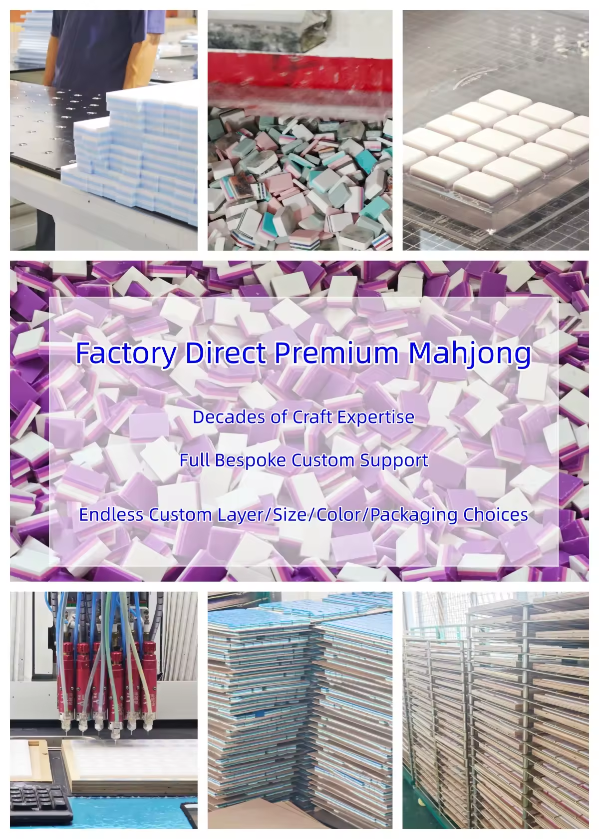Fabricant de Mahjong et d'accessoires haut de gamme