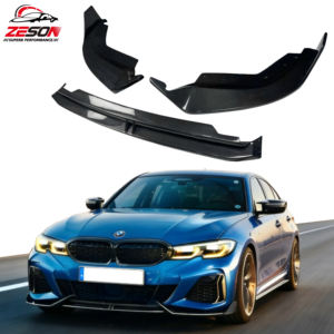 Labbro Anteriore in Fibra di Carbonio Stile ADR per <span class=keywords><strong>BMW</strong></span> Serie 3 G20 <span class=keywords><strong>330i</strong></span> M340i Pre LCI, Spoiler Paraurti Anteriore, Splitter, Kit Carrozzeria - Product Image 1