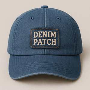 Tissu Denim sergé de haute qualité Alphabet brodé Patch-Iron-On/Sew-On Style Jean classique pour vestes sacs chapeaux pantalons - Product Image 5