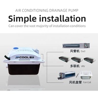 Pompe de drainage CVC JPCOOL DN25 220V-240V, pompe à condensats avec tuyau et colliers de serrage de 1,2 m pour climatiseur