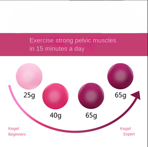 Set Bola Kegel Ben Wa Wanita dengan Berbagai Berat untuk Pengencangan Vagina & Pemulihan Pasca Melahirkan Silikon - Product Image 3