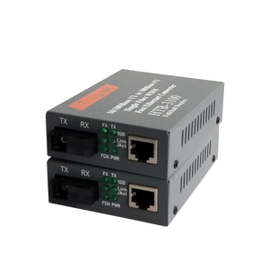 Convertidor de Medios Ópticos SC 10/100M A/B de Venta Caliente, 25KM, 1 RJ45 + 1 Transceptor de Fibra Óptica Monomodo, Convertidor de Medios Ópticos de Fibra Única - Product Image 1