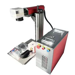 Taşınabilir 3d 20w 30w 50w fiber lazer işaretleme makinesi oyma makinesi döner işaretleme otomatik metal takı