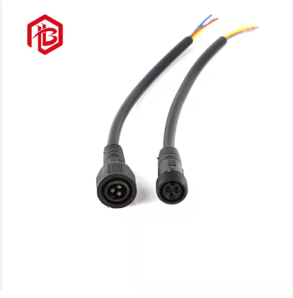 Round Small 2-6 Pin Copper Contact IP67/IP68 Waterproof Electric Connectors for FPC and Solar Power System