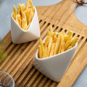 Vajilla Creativa para Restaurantes - Tazón de Cerámica Tridimensional con Esquinas Plegables para Papas Fritas, Frutas, Sopa, Salsa de Soya y Salsas Variadas - Product Image 6