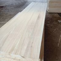 Panneaux en bois de Paulownia massif de 22 mm pour plateaux de pots de fleurs, vente en gros en vrac, tailles personnalisées pour plateaux de pots de fleurs sur mesure