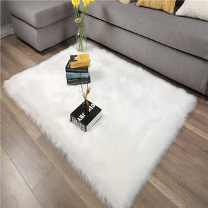 Haute qualité en peluche Pile Rectangle <span class=keywords><strong>fausse</strong></span> <span class=keywords><strong>fourrure</strong></span> tapis fabriqué à la machine rose <span class=keywords><strong>fausse</strong></span> <span class=keywords><strong>fourrure</strong></span> tapis tapis pour salon chambre - Product Image 3