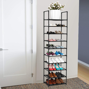 Zapatero de alta calidad de 10 niveles, 20-25 pares, estante organizador <span class=keywords><strong>para</strong></span> <span class=keywords><strong>zapatos</strong></span>, <span class=keywords><strong>armario</strong></span> <span class=keywords><strong>para</strong></span> almacenamiento en el hogar, estante organizador resistente, gabinete - Product Image 3