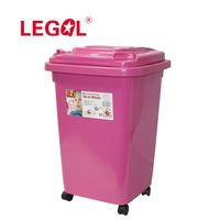 Petites poubelles rouges pour enfants, bacs à ordures, poubelles, poubelles, cesto de basura
