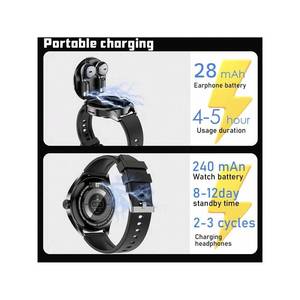 1.46-Inch Đầy Đủ Màn Hình Cảm Ứng Smartwatch Earbuds Không Dây Bằng Giọng Nói Gọi Ip68 Nhiều Thể Thao Chế Độ Theo Dõi Thời Tiết Nhắc Nhở <span class=keywords><strong>Pro</strong></span> - Product Image 6