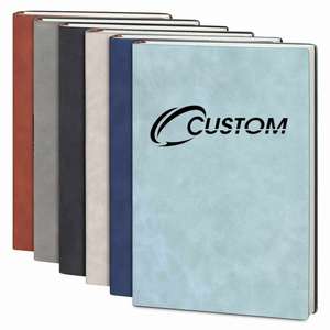 Customizable A5 Hardcover Leather <b>Journal</b> 100 Sheets 100 Lined Smooth Touch Perfect Binding Multi-Color Gift Notebook - Product Image 1