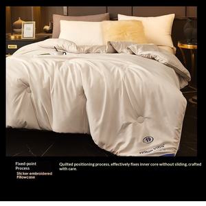 7 STAR HOTEL Water-Washed Cotton <strong>Quilt</strong> with Silk Cotton Filling All-Season Hotel Use Velvet Design - Product Image 2