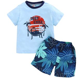 Ensemble de vêtements pour enfants de 8 ans, garçons, petit camion <span class=keywords><strong>monstre</strong></span> et short de dinosaure, vêtements pour enfants de 7 à 10 ans, 14 ans/ - Product Image 3