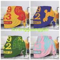 Hochwertige Bestseller-Sorority-Flanelldecke Weiche Warme Decke Sofa-Bett-Flanelldecke Heimkomfort-Decke