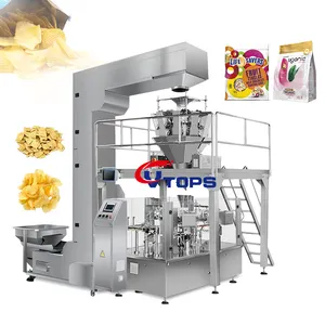 El más nuevo equipo automático de embalaje de llenado de recolección rotativa de granos de maíz, centeno, sorgo, frijoles
