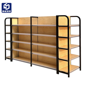 Kệ trưng bày bán lẻ siêu thị-Kệ thép gỗ tùy chỉnh với thiết kế tùy chỉnh chất lượng cao - Product Image 5