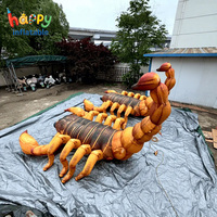 Modèle de Scorpion Gonflable Géant pour Décoration de Scène d'Halloween, Fête à Thème, Gonflables