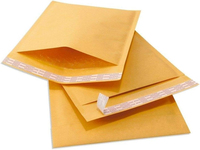 Enveloppes rembourrées en papier kraft recyclable neuves, sacs d'expédition protecteurs biodégradables