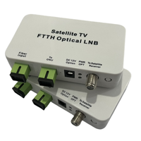 GFH2000-K TV terrestre numérique 1550nm et le récepteur optique RF satellite fonctionne avec le récepteur LNB multi-satellites et fibre