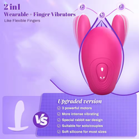 App-Fernbedienung Vibrator 3 Motoren 10 Modi Klitoris- und Brustwarzen-Stimulator Tragbares Vibrierendes Ei Erotikspielzeug für Frauen und Paare