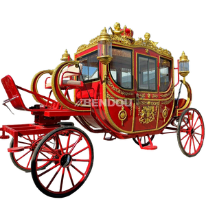 Carruaje Real Europeo de Lujo, Vehículo Eléctrico de 4 Ruedas para Turismo, Carro Eléctrico Personalizado para Bodas y Puntos Turísticos - Product Image 5