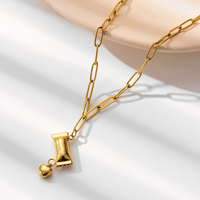Collier tendance en acier inoxydable 316L plaqué or 18 carats avec pendentif soleil et chaîne bonbon 3D pour femme – Idéal pour un anniversaire