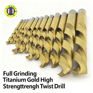 Vente en gros de 25 forets hélicoïdaux en acier rapide HSS doré titane, doublement rectifiés, précision de 0,02 mm, 30 cannelures hélicoïdales, IP54 anti-poussière/anti-<span class=keywords><strong>eau</strong></span> - Product Image 3