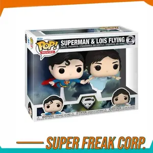 Cho <span class=keywords><strong>Funko</strong></span> <span class=keywords><strong>Pop</strong></span>! Bộ nhân vật hành động-siêu nhân & Lois bay để thu thập khuyến mãi trang trí mô hình đồ chơi quân sự độc đáo - Product Image 4