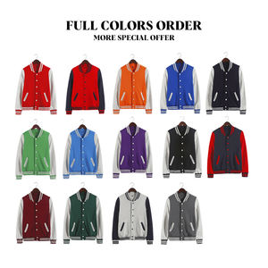 Veste Baseball Homme Jassen Mannen Effen Kleur Jas Bomberjack Jaqueta Masculina Inverno Simple Breasted Harajuku Veste Sweatshirt - Product Image 2