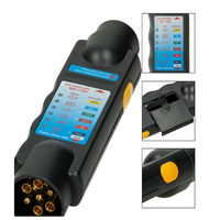 Testeur de circuit de câble de remorque de voiture universel à 7 broches alimenté par batterie CE
