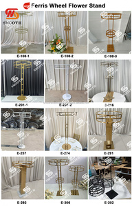 SMOOTH Best Selling Exquisite Gold Wedding Flower <b>Stand</b> Heavy Duty Metal Flower <b>Stand</b> Wedding Decoration - Product Image 2