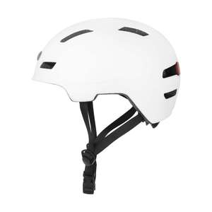 Casco ULIP U002 Blanco Talla L con Luces LED Delanteras y Traseras para Scooter Eléctrico, Bicicleta, Patinaje - Product Image 4