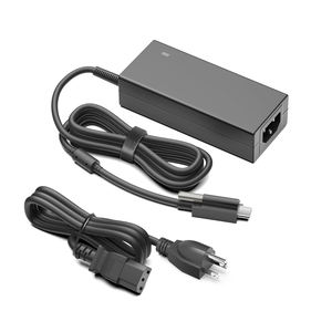 PD3.0 USB-C อะแดปเตอร์จ่ายไฟแบบล็อคได้ 65W สำหรับอุปกรณ์การแพทย์ มาตรฐาน EN60601 GaN-Desktop-C14 - Product Image 1