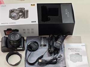 กล้องดิจิตอล DC226 รุ่นขายดี เลนส์คู่ พร้อมหน้าจอสัมผัส 3.2 นิ้ว กล้องวิดีโอพร้อมแฟลช LED และเอาต์พุต D226 88MP 8K 15FPS V - Product Image 6