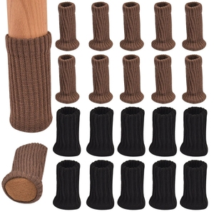 Lot <span class=keywords><strong>de</strong></span> 24 chaussettes <span class=keywords><strong>de</strong></span> <span class=keywords><strong>chaise</strong></span> réutilisables antidérapantes à haute élasticité pour meubles, coussinets en feutre, protecteurs <span class=keywords><strong>de</strong></span> sol pour pieds <span class=keywords><strong>de</strong></span> <span class=keywords><strong>chaise</strong></span> - Product Image 1