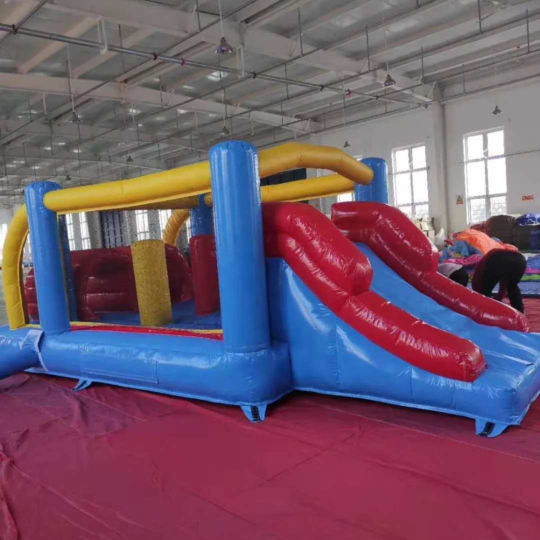 फैक्टरी प्रत्यक्ष बिक्री पीवीसी वाणिज्यिक inflatable बाउंसर बाधा के साथ बच्चों के लिए अंदर
