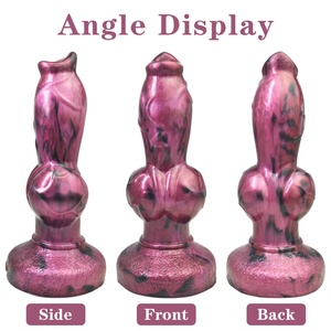 NNSX Thick Big Knot Dog <b>Dildo</b> With Strong Sucker Spirits Fantasy Animal Penis Sex Toys Anal Plug Anus Masturbator for Women 18+ - Product Image 3
