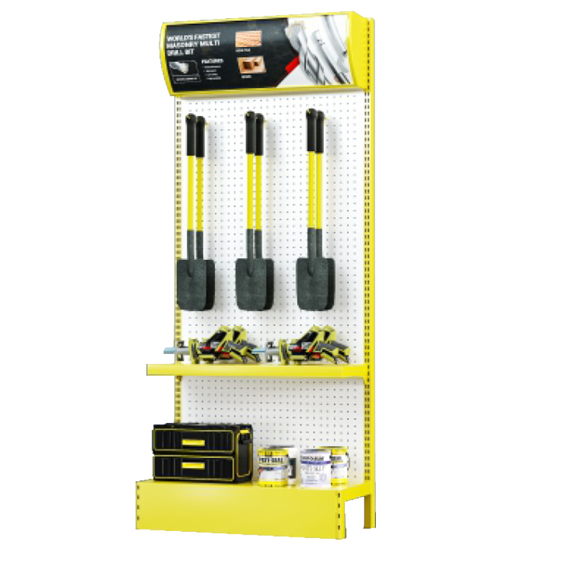 Apache Modern Light Duty Floor-Mounted Mobile Electrical Display Stand Customizable for Tool Accessories for Supermarkets — view 6