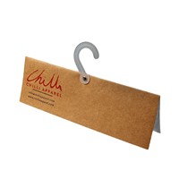 Étiquette personnalisée vierge en papier kraft pour vêtements, étiquette de suspension pour affichage de vêtements, crochet pour affichage de vêtements, étiquette suspendue pour fournitures pour animaux de compagnie