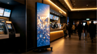 Schermo LED P2 Mobile per Pubblicità Interna, Display Digitale Autoportante per Eventi di Marketing, Negozi e Centri Commerciali